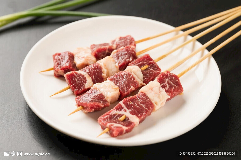 美味牛肉卷串