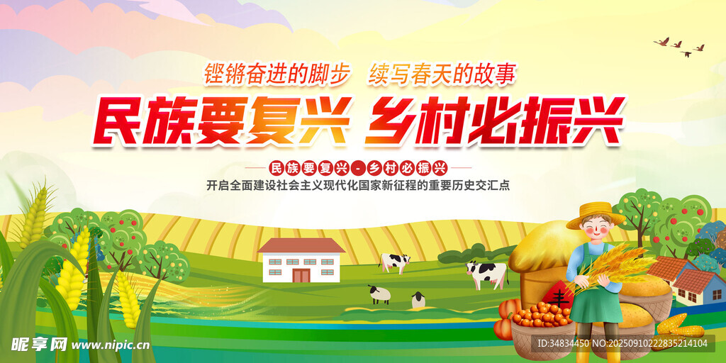 民族乡村振兴美好图景