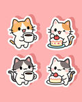 可爱猫咪贴纸