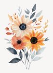 水彩花卉插画
