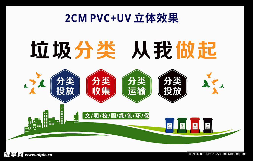 垃圾分类宣传活动海报