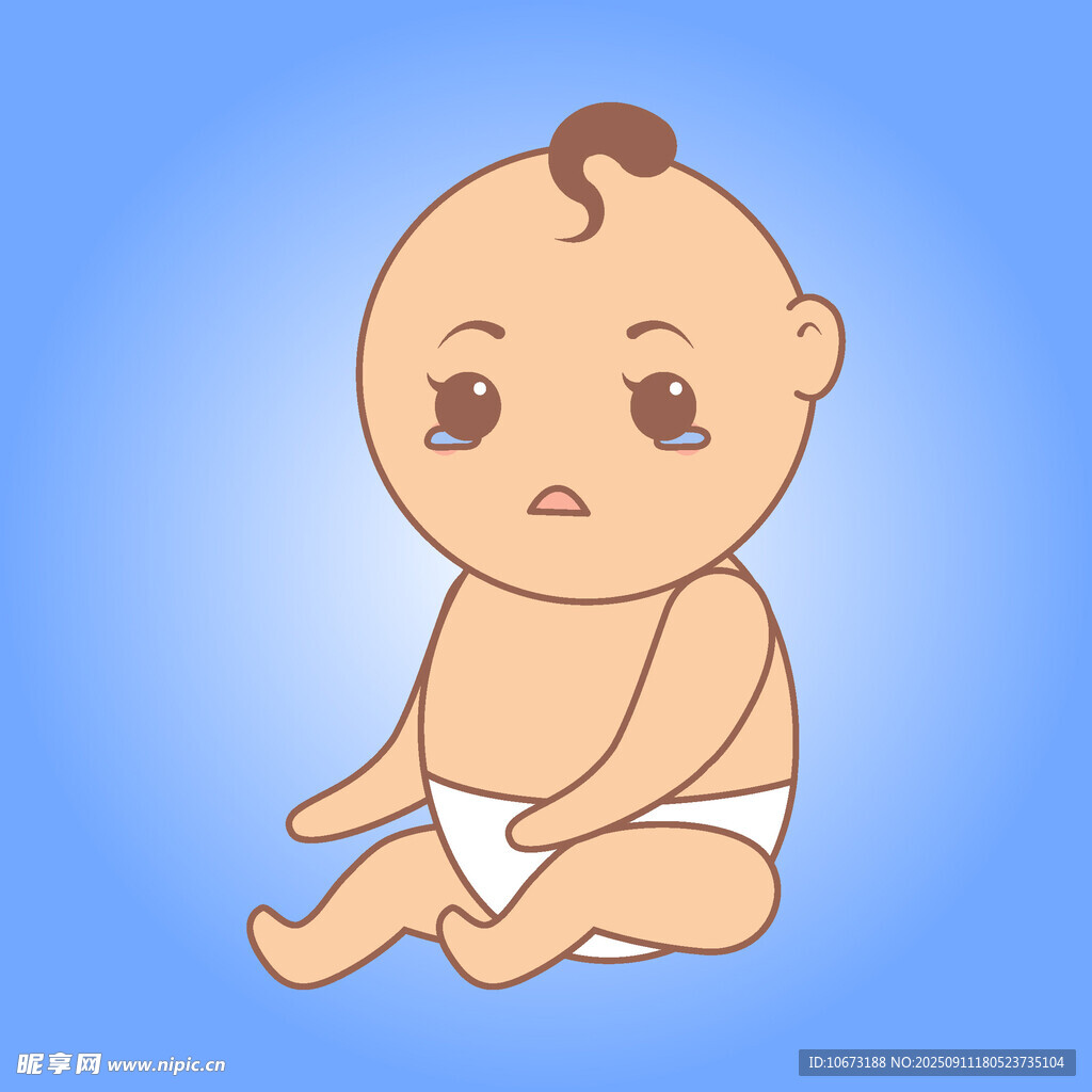 哭泣的小婴儿