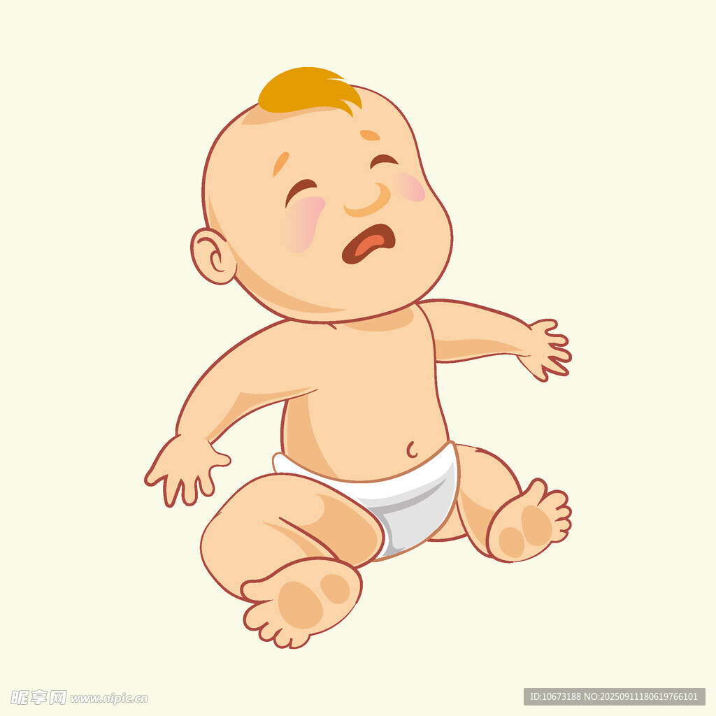 哭泣的小婴儿
