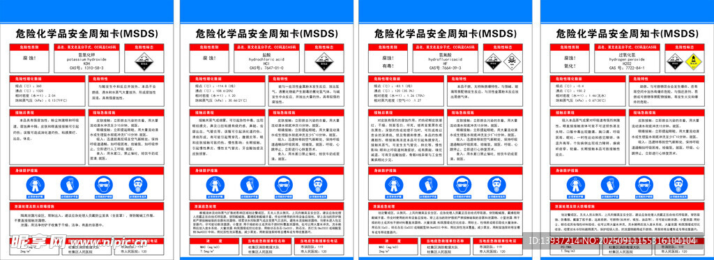 危险化学品安全周知卡