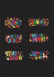 马年多彩艺术字体设计集合