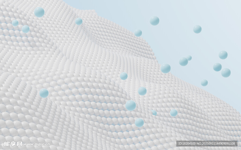 白色编织织物背景3d渲染