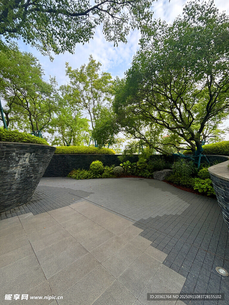 现代庭院景观设计一角