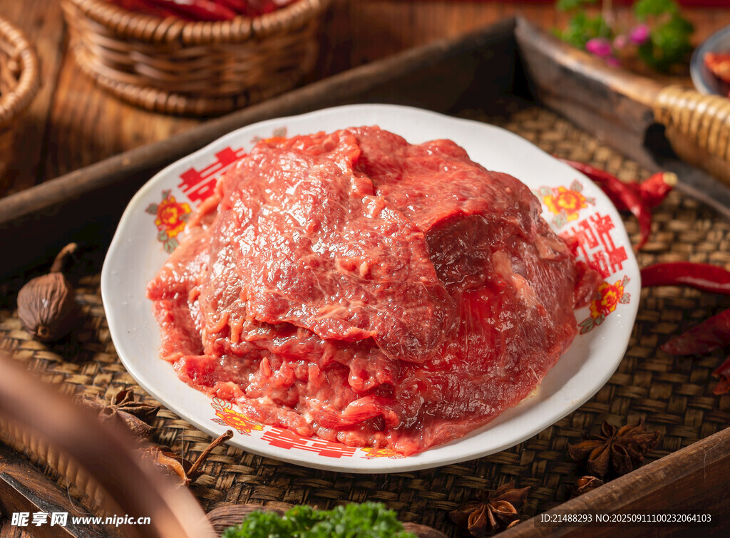 新鲜牛肉片