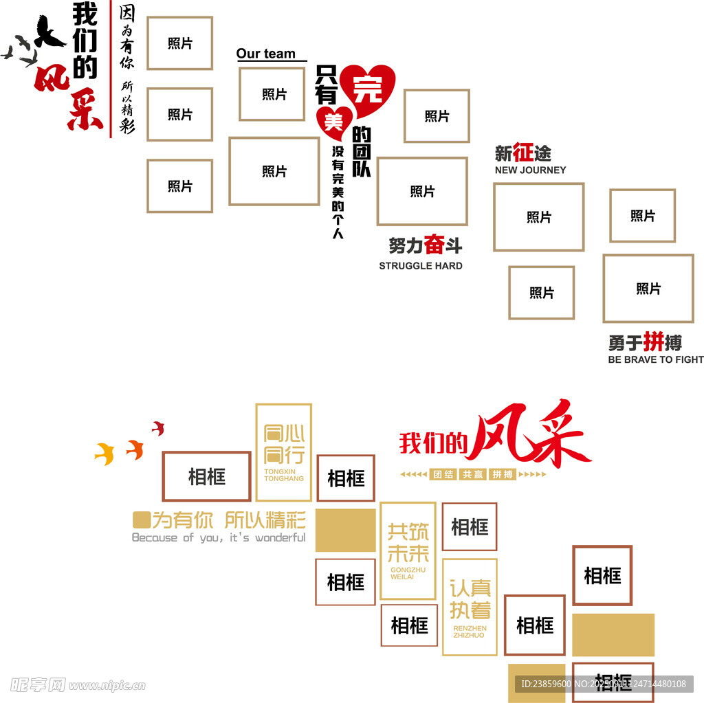 企业发展历程展示