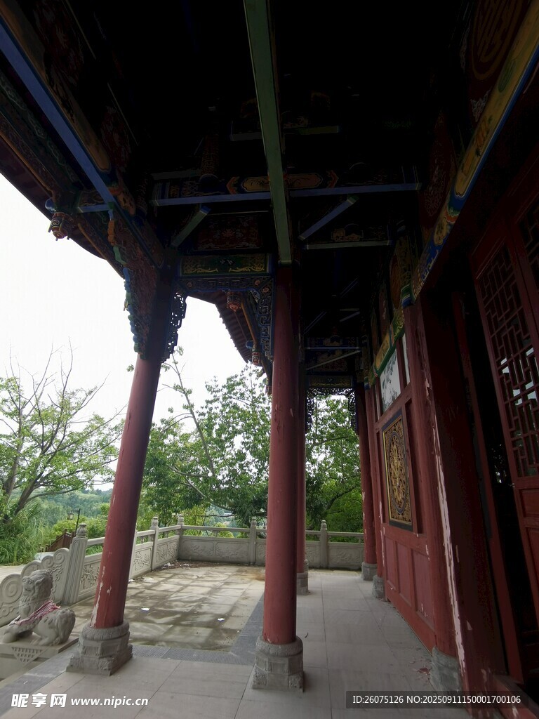 古建廊下景致