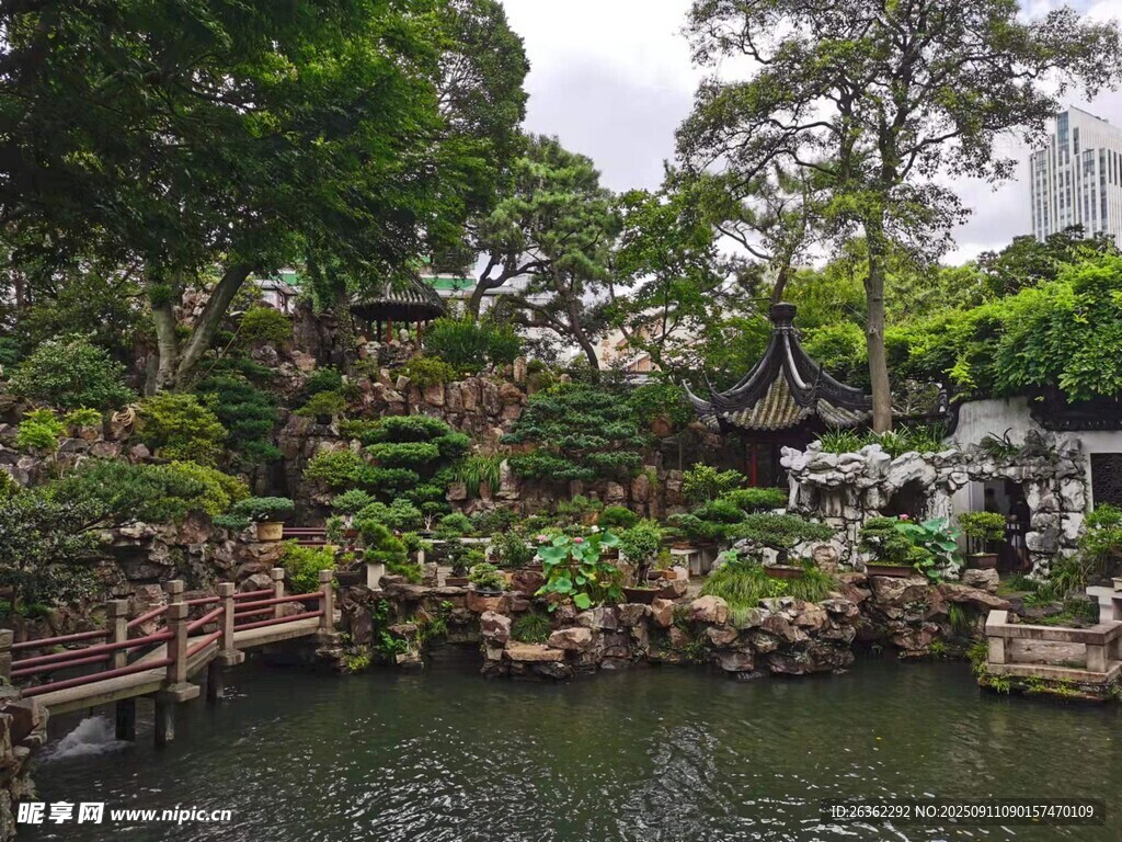 中式园林水景景观