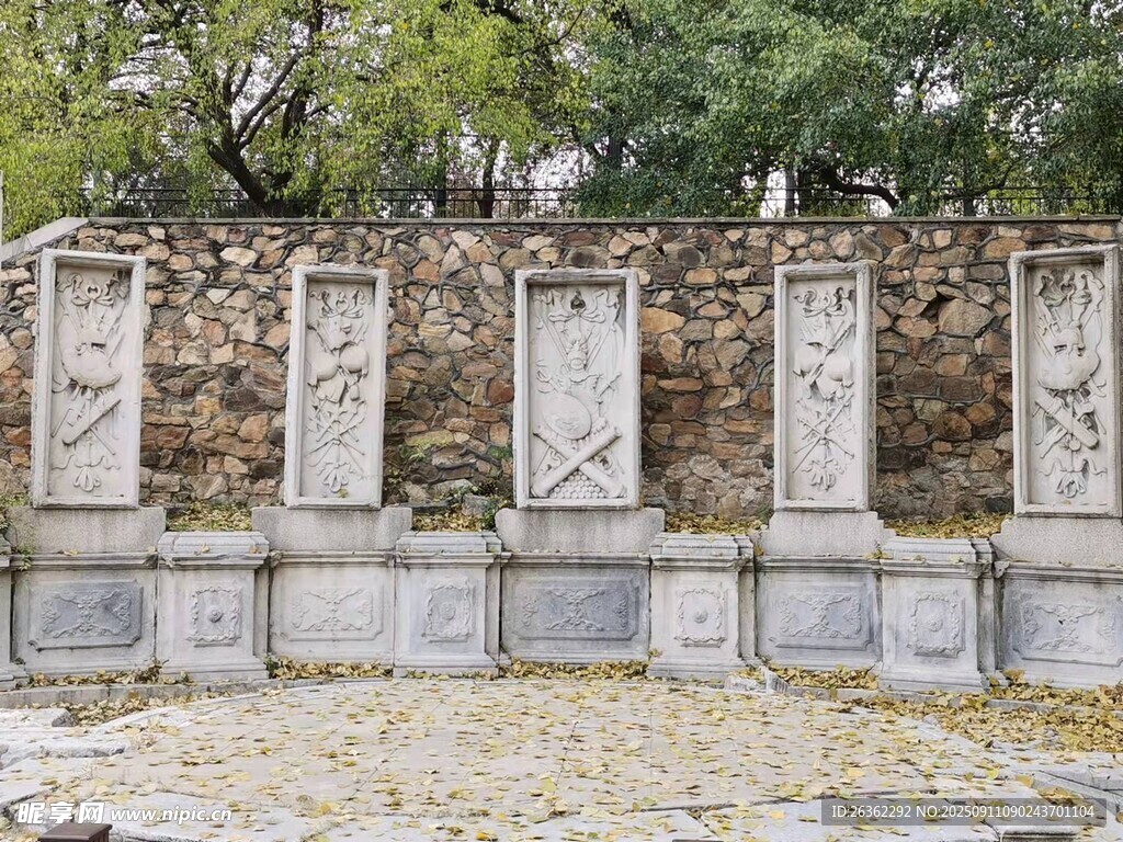 古代石刻碑群景观