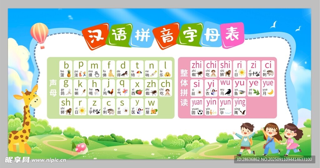 汉语拼音字母表