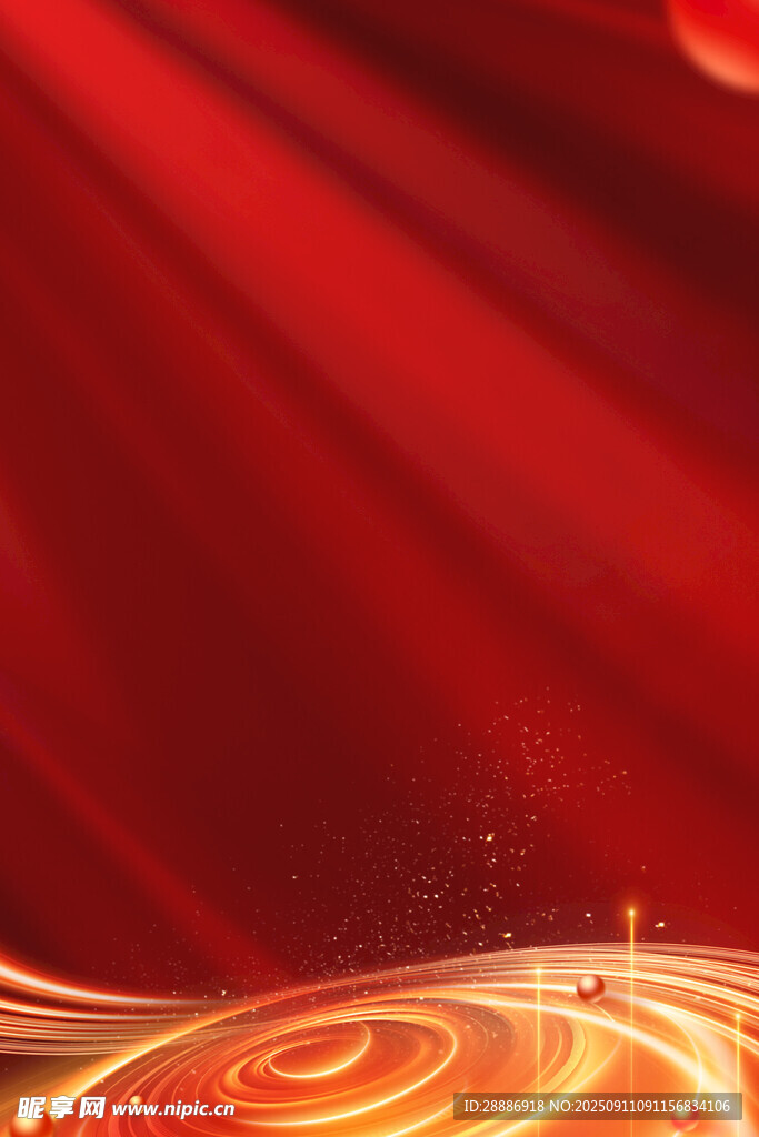 红色背景