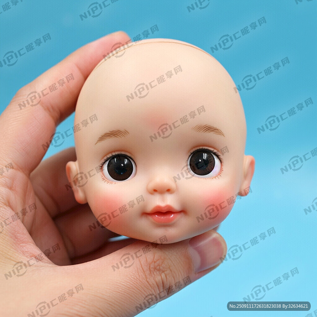可爱的新生儿娃娃公仔 欧美面孔