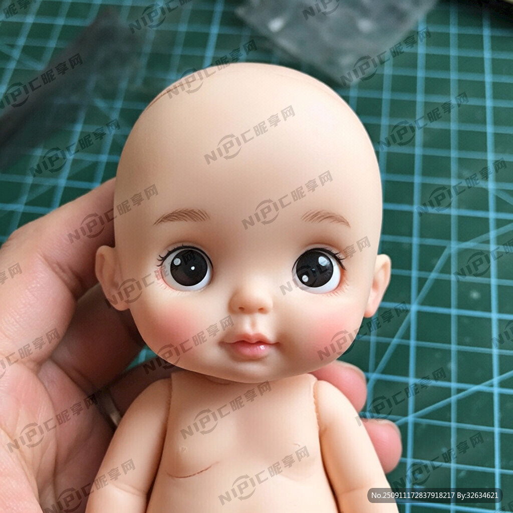 可爱的新生儿娃娃公仔 欧美面孔
