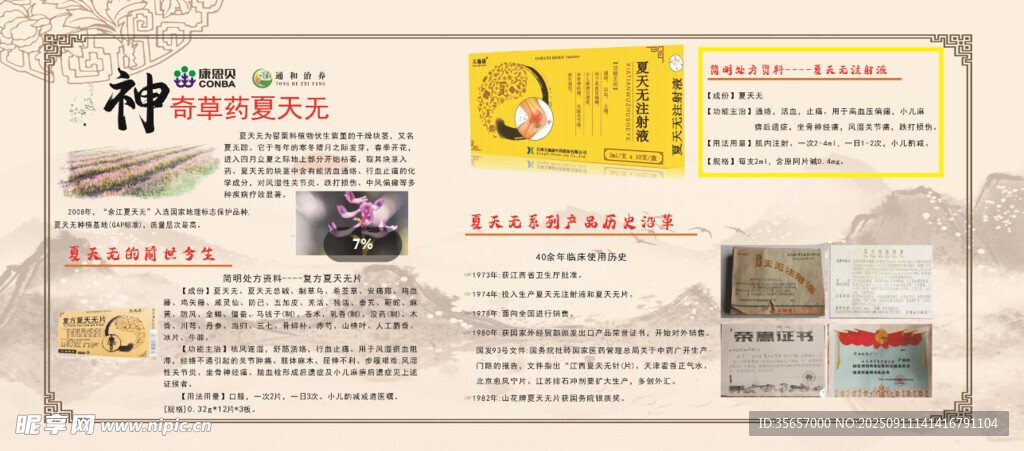 养生美容产保健品介绍板子