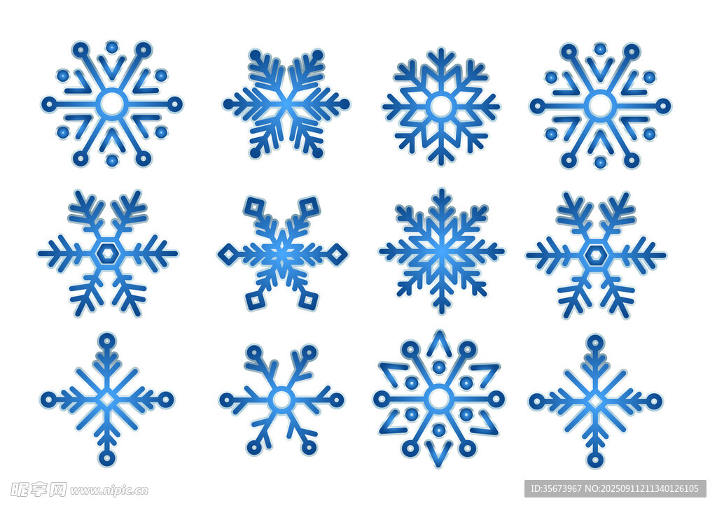 雪花图案