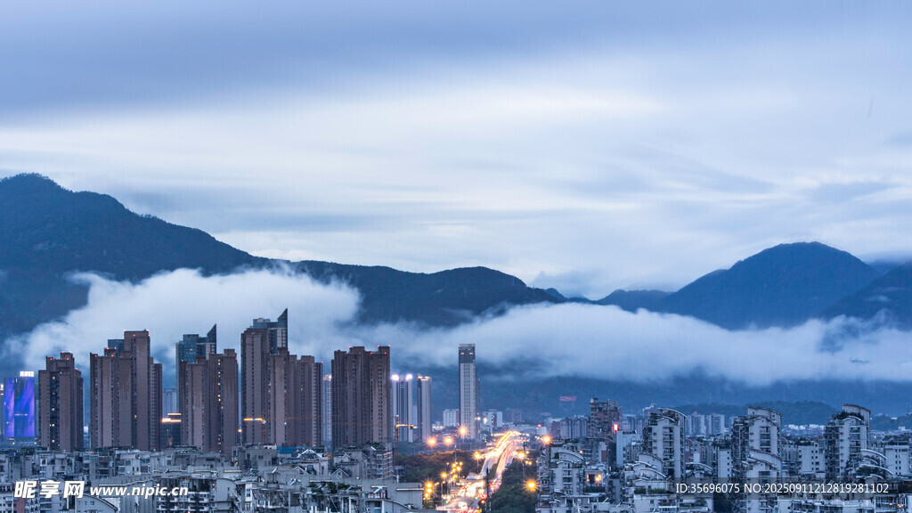 福州旗山与城市