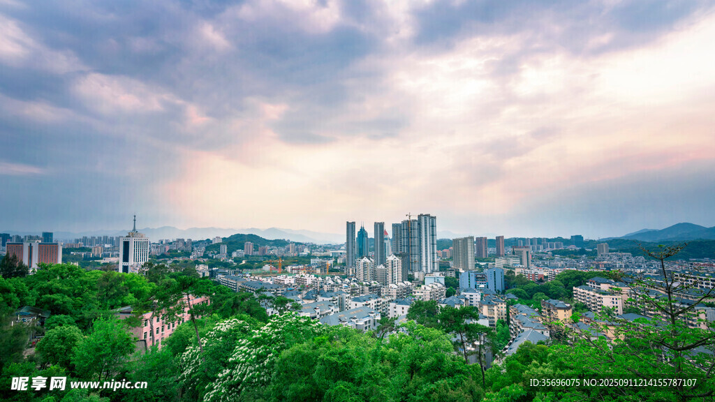 福建省会福州城全景