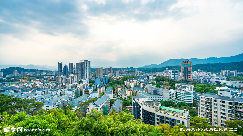 福建省会福州城全景
