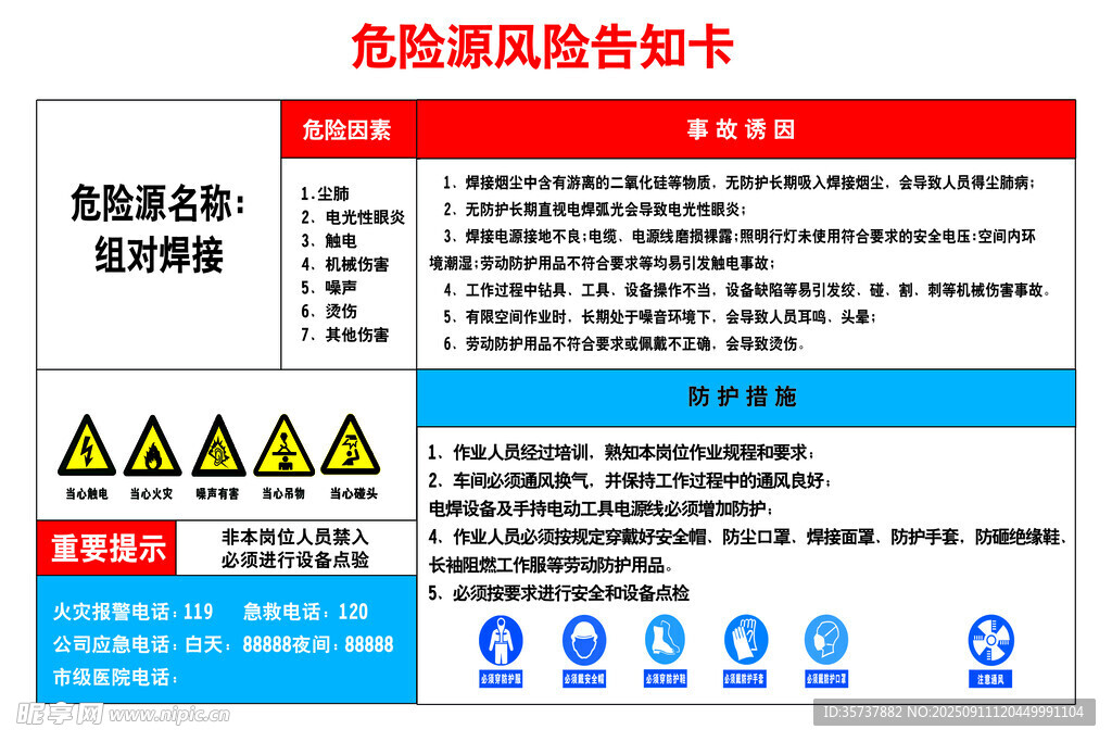 危险废物告知卡