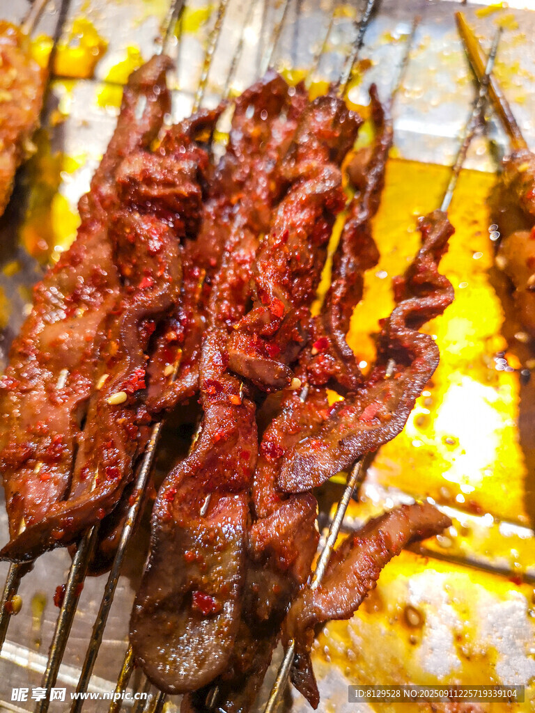 美味烤串诱人呈现