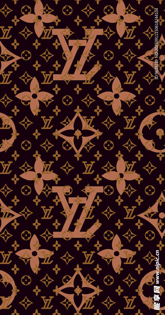 LV经典花纹图案