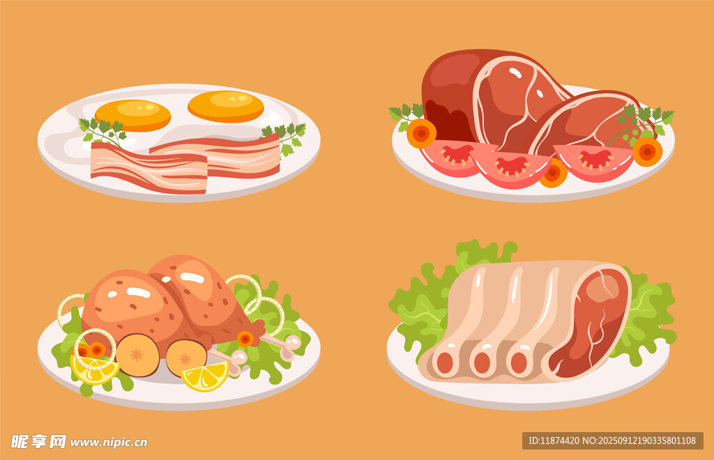 肉类美食插图