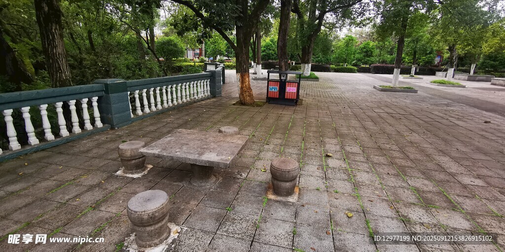 户外休闲庭院场景