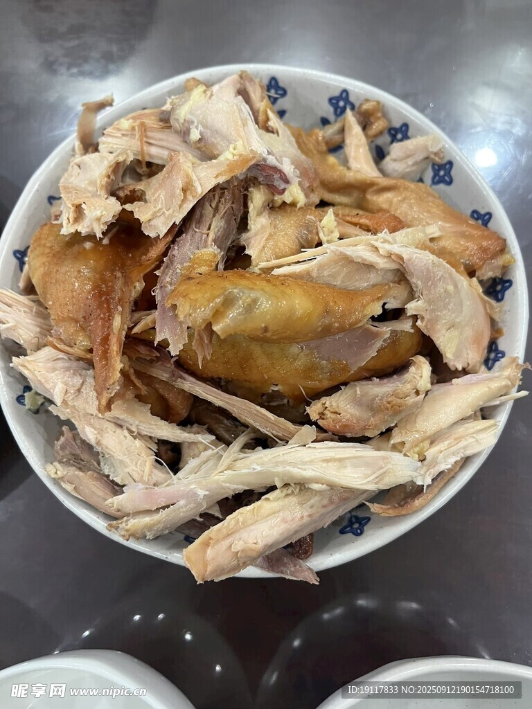 手撕鸡肉