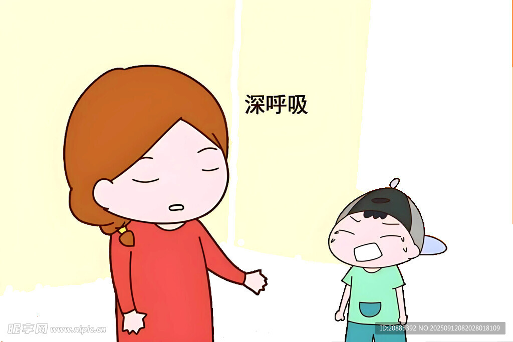 妈妈斥责调皮的孩子