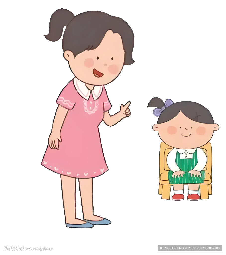 老师与学生互动场景