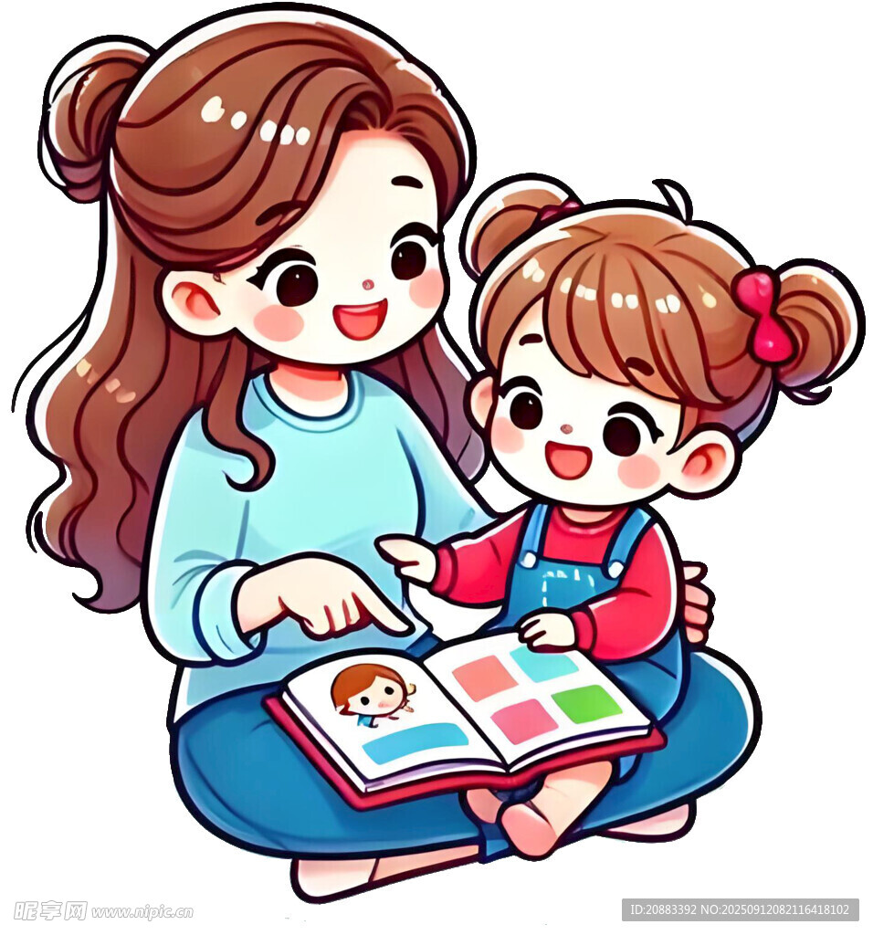 妈妈陪孩子快乐阅读