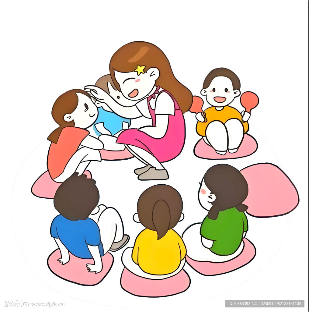 老师给孩子们讲故事