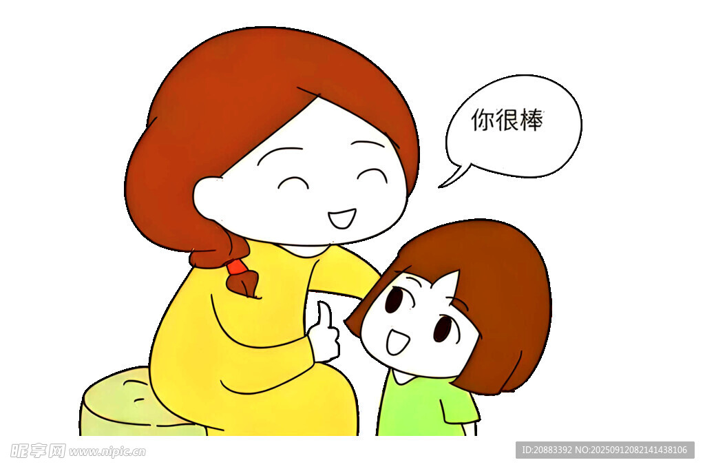 妈妈与孩子温馨互动场景