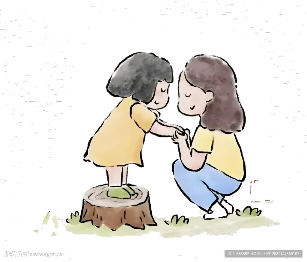 母女温馨互动的有爱瞬间