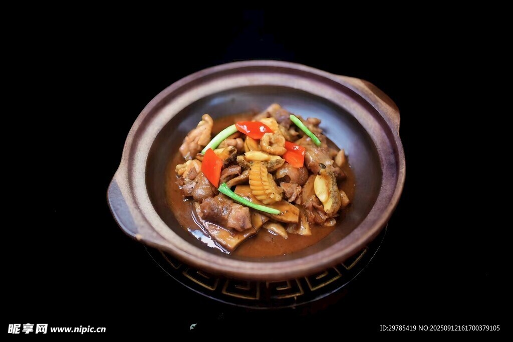黑松露鲜鲍农家鸡