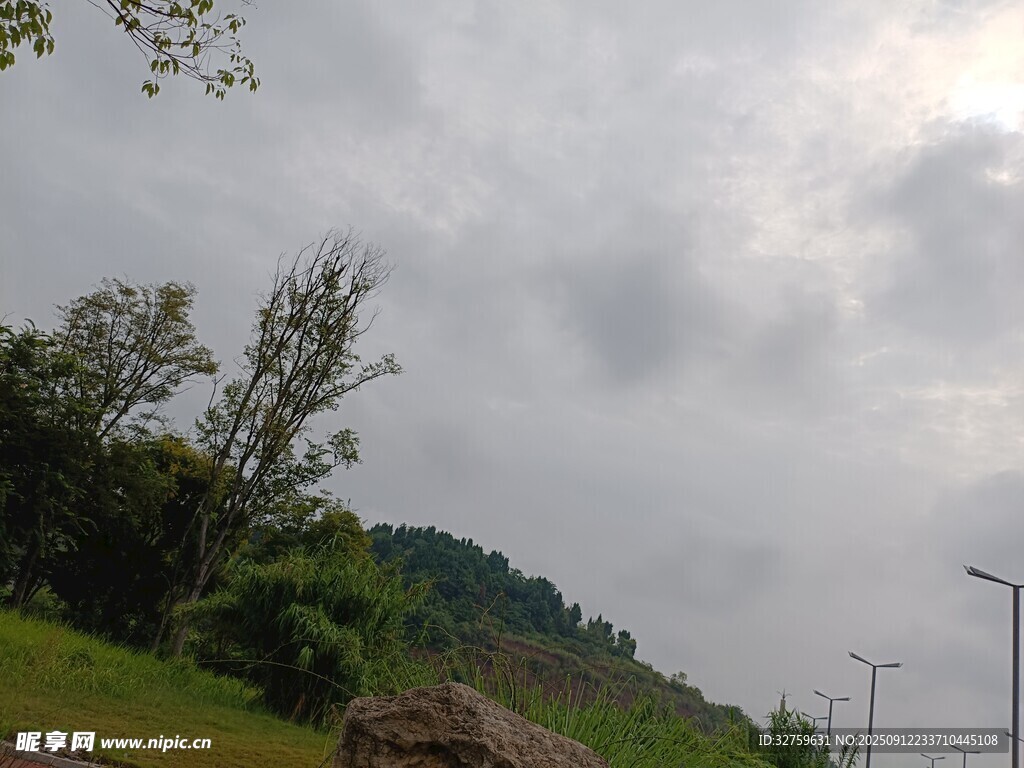 阴天的户外自然风景