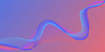 梦幻渐变流体曲线图案科技