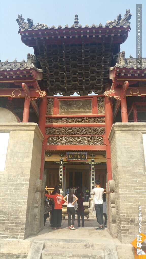 中式古建筑门楼