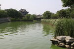 湖畔风光静谧水乡景致