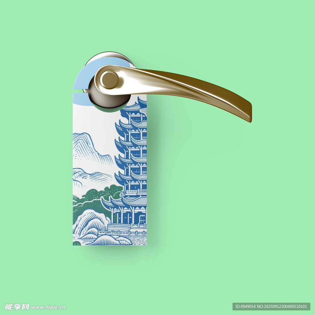 门把挂牌样机