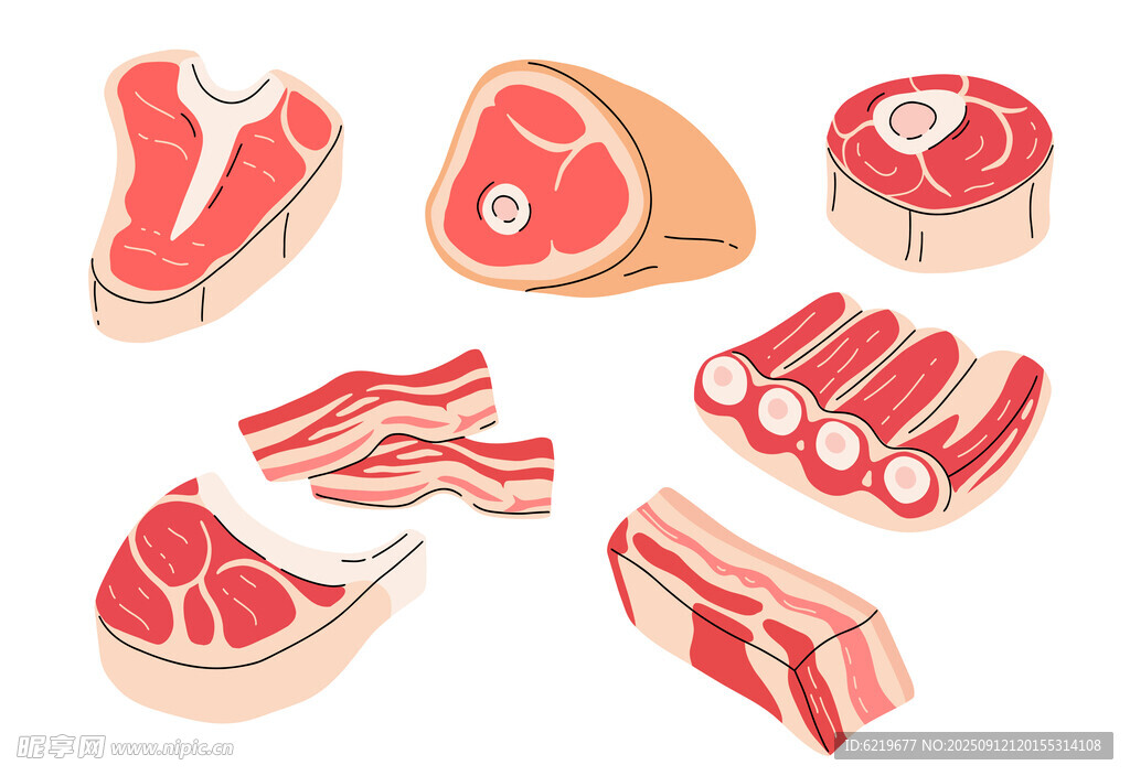 肉类食材插图