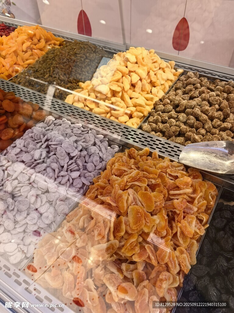 多样美味干货陈列展示