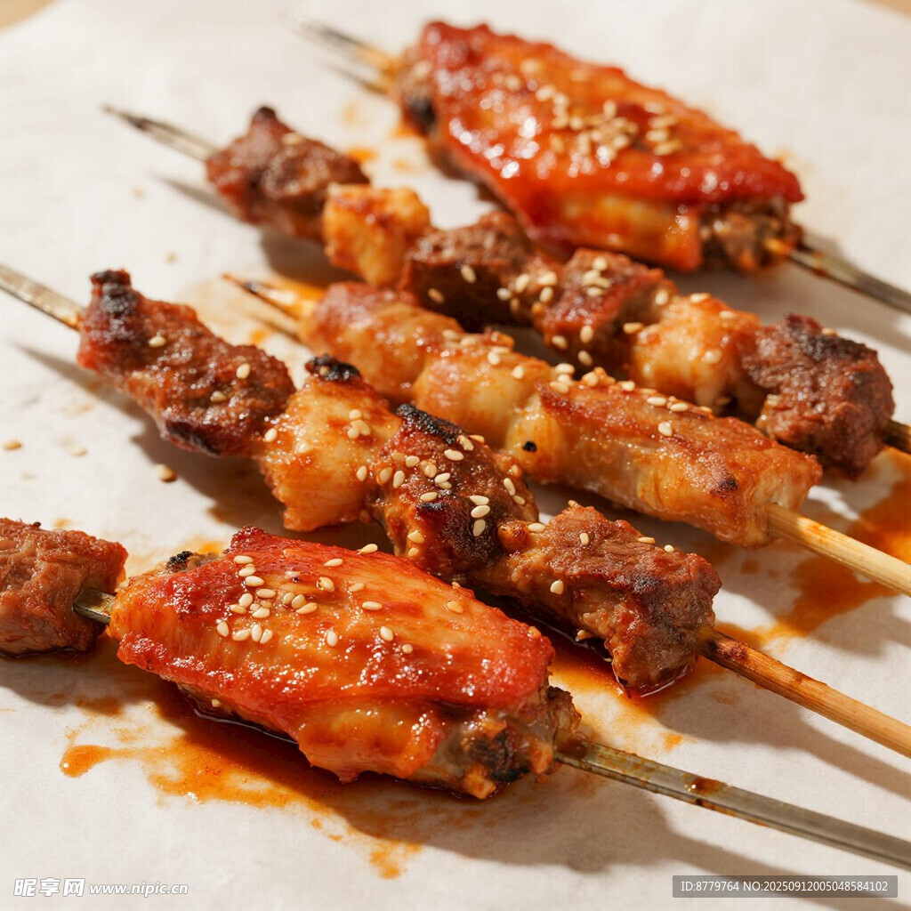 美味多样烤肉串