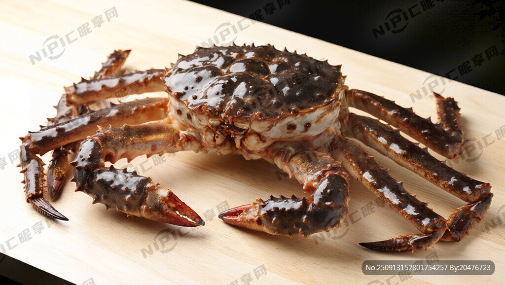 帝王蟹 新鲜帝王蟹 一只帝王蟹