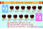 美味松露巧克力整齐陈列