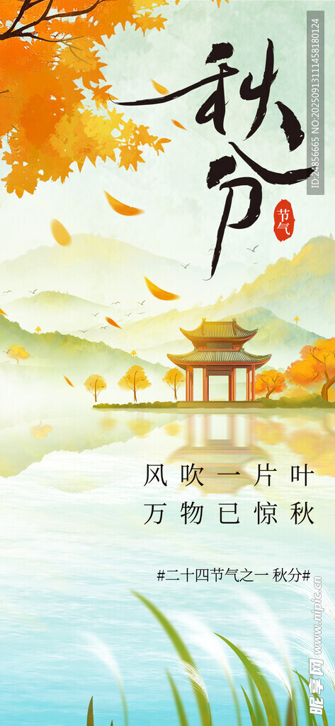 秋分宣传海报