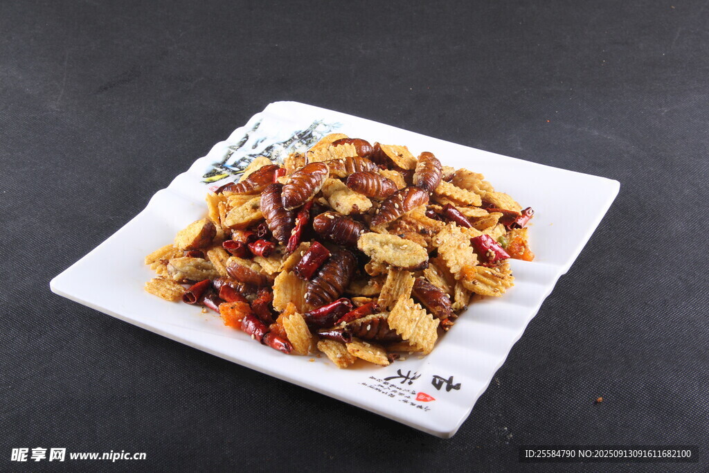 香酥蚕蛹